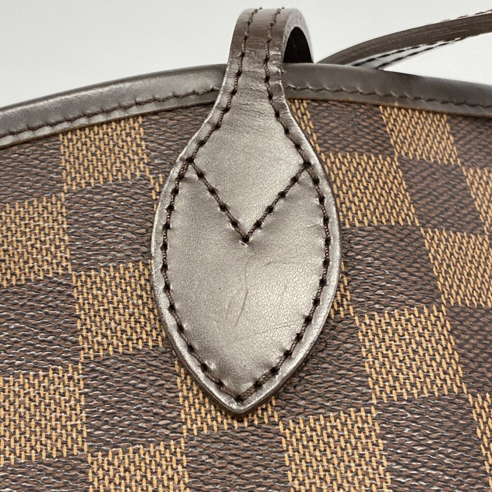 LOUIS VUITTON Brown Damier Neverfull PM Tote Bag - Picture 10 of 12